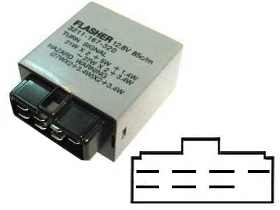 Suunarelee, 12 V, 1100-0612