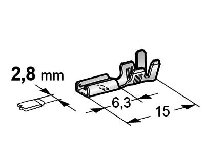 MTA pistik 0.5-1.0mm², FASTIN-FASTON