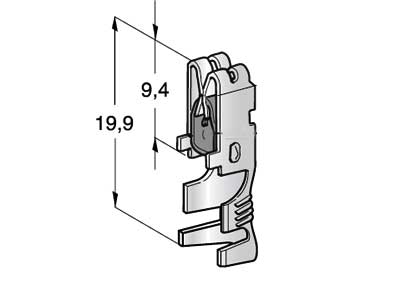 MTA pistik, UNI F630 CLIP