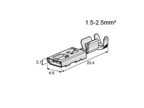 MTA pistik, F480E, 1108401