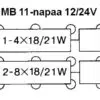 Suunarelee, 12V/24 V