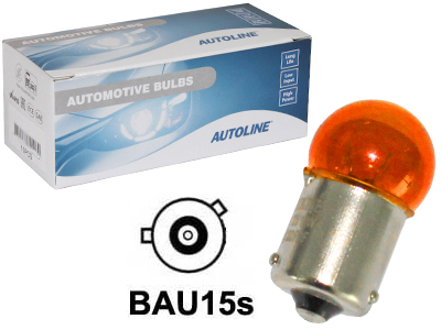 Autoline metallsokliga pirn, RY10W