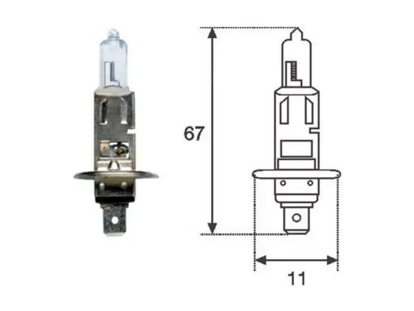 Magneti Marelli halogeenpirn H1