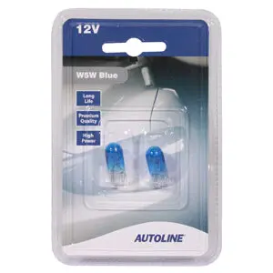 Autoline klaassokliga pirnipaar, T10, W2.1x9.5d 2