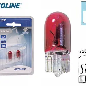 Autoline klaassokliga pirnipaar, T10, W2.1x9.5d, 12 V, 1236PUN-BLISTER