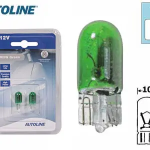 Autoline klaassokliga pirnipaar, T10, W2.1x9.5d, 12 V