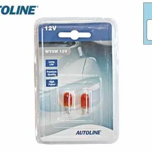 Autoline klaassokliga pirnipaar, 12 V, 12396-BLIST 2
