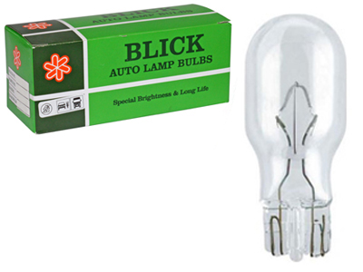 Blick klaassokliga pirn, T10, W2.1x9.5d, 12 V, 1243