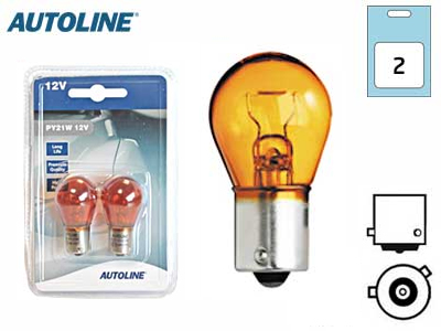 Autoline metallsokliga pirnipaar, 12496-BLIST