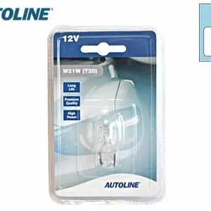 Autoline klaassokliga pirn, T20, W21W, W3x16d, 21 W 2