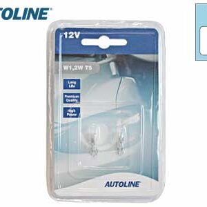 Autoline klaassokliga pirnipaar, T5, W2x4.6d 2