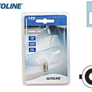 Autoline metallsokliga pirn, H20W 2