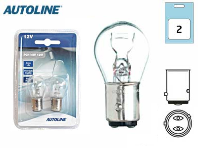 Autoline metallsokliga pirnipaar, 12594-BLIST