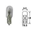 Klaassokliga pirn, T5, W2x4.6d, 12 V, 126342