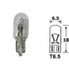 Klaassokliga pirn, T5, W2x4.6d, 12 V, 126342