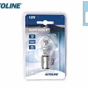 Autoline metallsokliga pirn, 25W/25 W 2