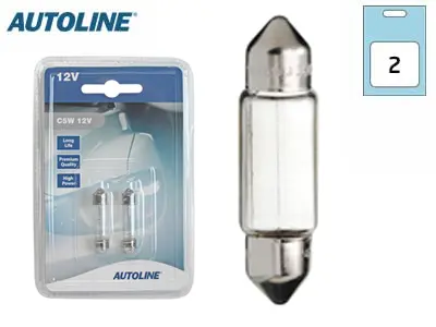 Autoline pulkpirni paar, C5W, SV8.5