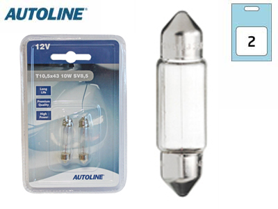 Autoline pulkpirni paar, SV8.5, T10.5x43, 11×41 mm