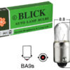 Blick metallsokliga pirn, T2W, 2 W