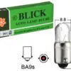 Blick metallsokliga pirn, T2W, 2 W