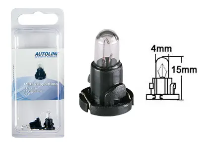 Autoline plastsokliga pirn, 1.4W (100mA)