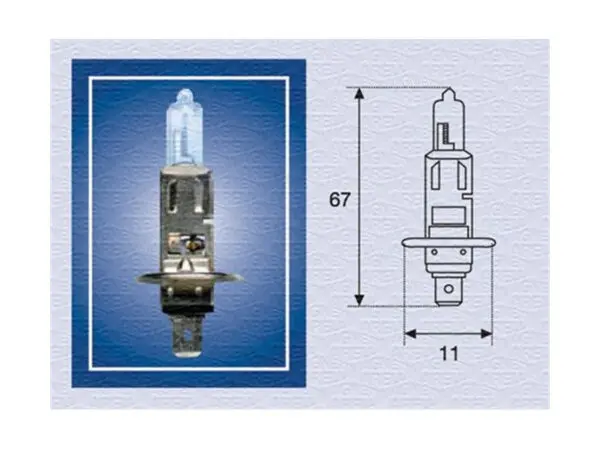 Magneti Marelli halogeenpirn H1, 70 W