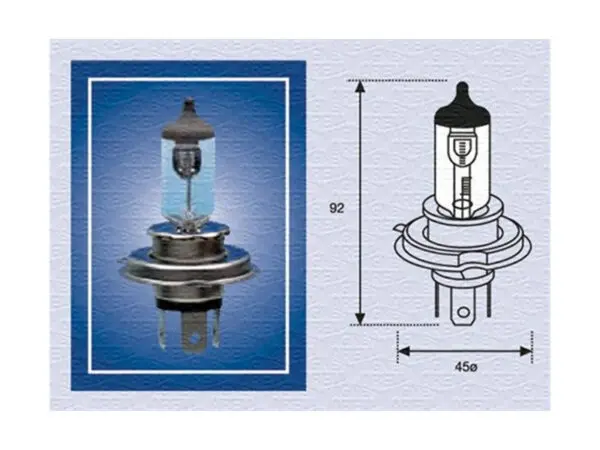 Magneti Marelli halogeenpirn H4, 75W/70 W