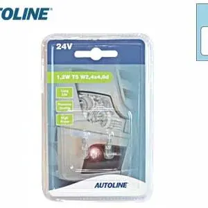 Autoline klaassokliga pirni paar, W1.2W 2