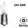 Mini-halogeen pirn, 50W (BA15S)