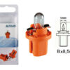 Autoline plastsokliga pirn, 1W (Bx8.5D)