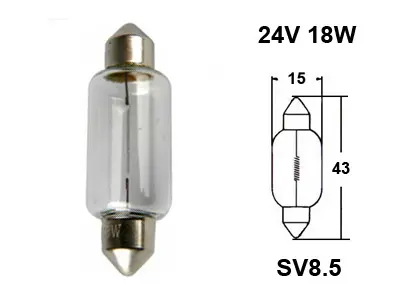 Pulkpirn, T15x43, SV8.5, 24 V