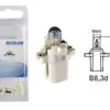 Autoline plastsokliga pirn, 2W (B8.3D /9.5mm)