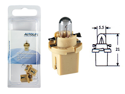 Autoline plastsokliga pirn, 1.2W (EBS N)