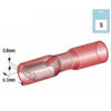 Autoline juhtmeots, termokahanev 6.3mm, 1569-20078