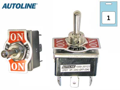 Autoline hooblüliti, blisterpakendis, (ON)-OFF-(ON), 12 V