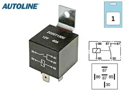 Autoline lülitusrelee, 12 V, 1569-20142