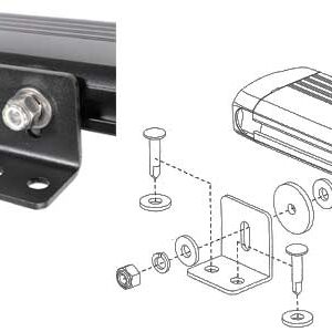 Axixtech LED vilkurpaneel, HRZ6, 651×53 mm 3