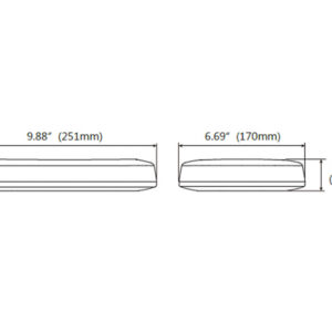 Axixtech LED vilkurpaneel, L013 Mini 3