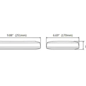 Axixtech LED vilkurpaneel, L013 Mini 3