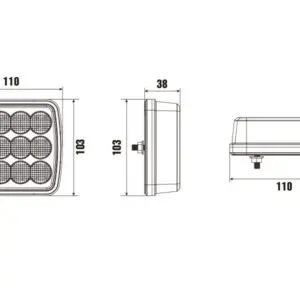 Optibeam LED tagatuli 6