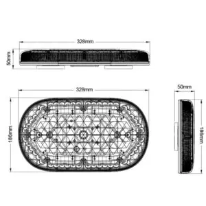 Truckvision LED mini vilkurpaneel 6