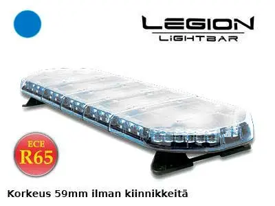 Axixtech LED vilkurpaneel, Legion Fit, 1245×331 mm, sinine, 12-24 V