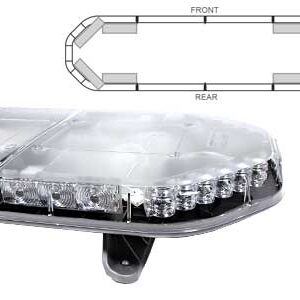Axixtech LED vilkurpaneel, Legion Fit, 1245×331 mm, kollane, 12-24 V, 1603-154436