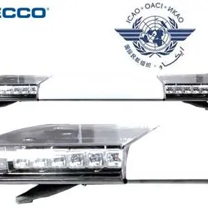 ECCO LED vilkurpaneel, 1070×280 mm, kollane, 12-24 V, 1603-165010-ICAO