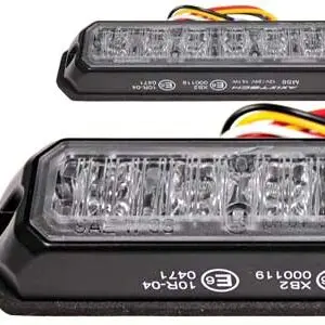 Axixtech LED märgutuli, MS6, 128×28 mm, valge, 11-30 V