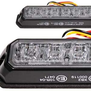 Axixtech LED märgutuli, MS6, 128×28 mm, punane, 11-30 V