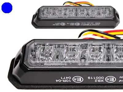 Axixtech LED märgutuli, MS6, 128×28 mm, sinine, 11-30 V