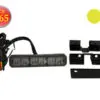 Axixtech LED märgutuli, MS6, 107×24 mm, kollane, 12-24 V