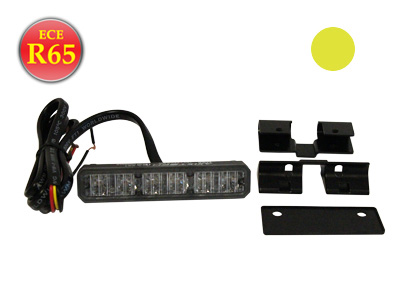 Axixtech LED märgutuli, MS6, 107×24 mm, kollane, 12-24 V