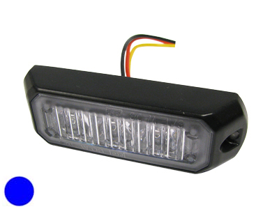 Axixtech LED märgutuli, MS3, 86×27 mm, sinine, 12-24 V